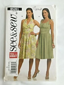 See & Sew Butterick Muster Kleid B5201 Größe B 16 22 SCHNITT - Bild 1 von 4