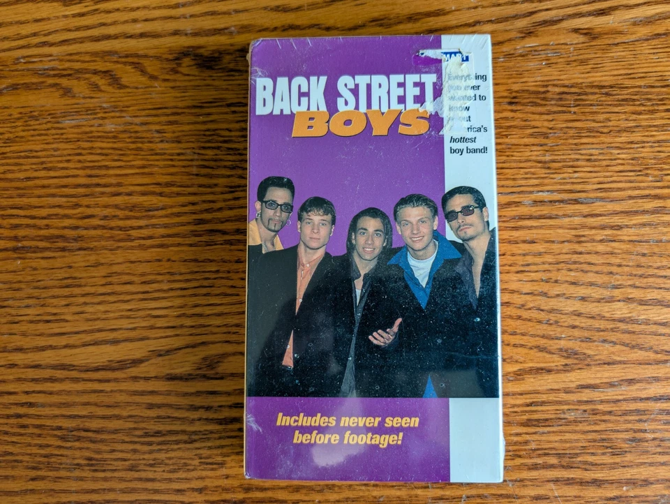 BRAND NEW Backstreet Boys (VHS; 1997) Never Seen Footage RARE Sealed OOP - Image 1 of 4
