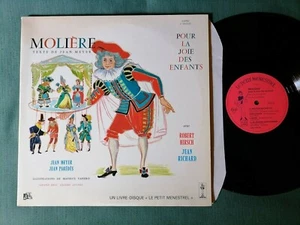 Molière pour la joie des enfants - 2 x LP 33T LIVRE-DISQUE  R Hirsch & J Richard - Imagen 1 de 6