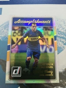 Carlos Tevez Boca Juniors Donruss 2016 accomplishments Holo  - Zdjęcie 1 z 1