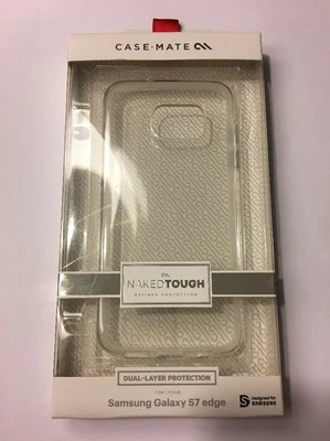 Original Case Mate Naked Tough Case for Samsung Galaxy S7 Edge, Clear - Image 1 of 3