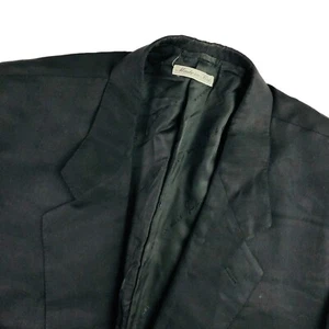 VTG Fred Hayman Men’s 100% Silk Blazer Black • Italy • 46 L - Picture 1 of 10