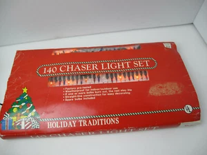 Vintage Twinkle Lights Chaser Lights 140 Multi Flaw - Picture 1 of 8