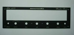 ¡Nuevo! Placa frontal del panel frontal del receptor Marantz 2238 (placa frontal) negra - Imagen 1 de 4