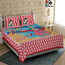 Drap de lit en coton à fleurs ethniques, ensemble de literie pour chambre à...