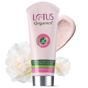 Lotus Organics Precious Brightening Face Exfoliator | Removes dead skin | 100gm - Picture 1 of 9