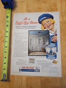MAGAZINE AD DUTCH BOY PAINT 1955 - Picture 1 of 2