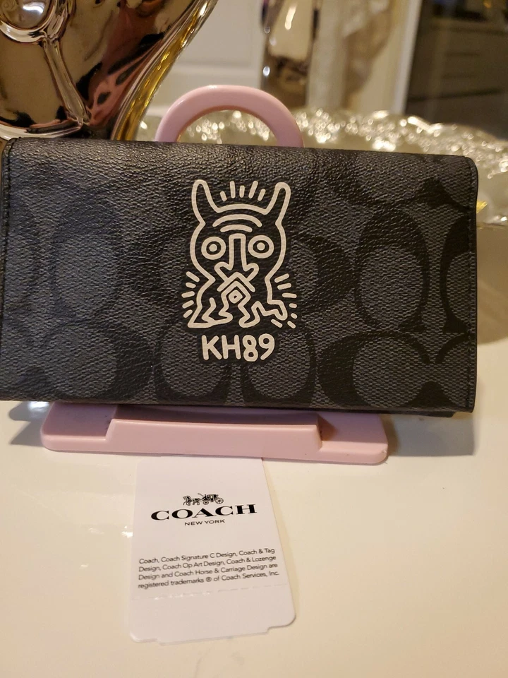 Coach Keith Haring Signature Canvas with Motif Universal Phone Case F67628 - Image 1 of 3