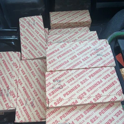 2025 D  Lincoln Cent Penny (50 Rolls) Full Box BU UNC . Last Year of penny 2025 - Image 1 of 2