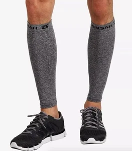 Zensah L87323 Mens Heather Grey Compression Leg Sleeves Size XS/S - Picture 1 of 3