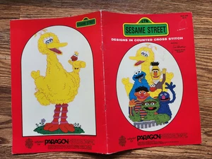 Sesame Street Designs in Counted Cross Stitch, Paragon Needlework, 8 designs - Picture 1 of 2