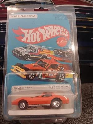 HOT WHEELS 1975 CORVETTE STINGRAY ORANGE BLACKWALL VINTAGE Unpunched  - Image 1 of 4