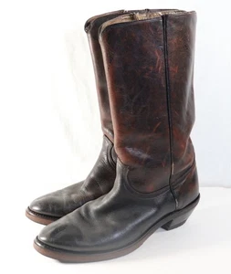 Gr. 12 Herren Reitstiefel Maßanfertigung Braun Leder Motorrad VIBRAM Sohlenschutz - Bild 1 von 16