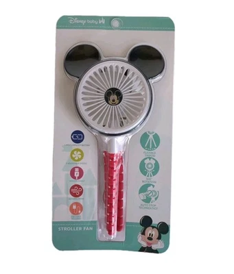 Disney Mickey Mouse Ventilador 3 Velocidades Flexible Trípode Recargable USB NUEVO Foto 1 de 2