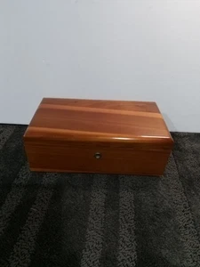 Vintage LANE Wooden Cedar Chest Jewelry Box, No Key Pottsville Pennsylvania - Picture 1 of 4