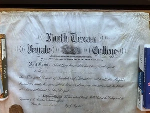 Antikes Lammfell Diplom  - Bild 1 von 5