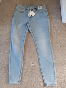 BNWT Tu Ladies Blue Skinny Leg Jeans Size 12 - Picture 1 of 1