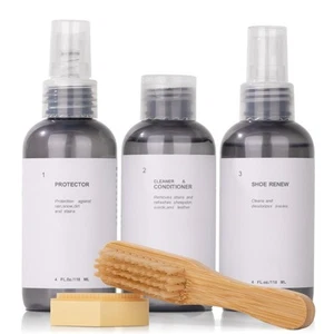 Shoe Cleaner Kit Protector, Waterproofing Spray Cleaning Kit, Leather Sneaker... - Picture 1 of 7