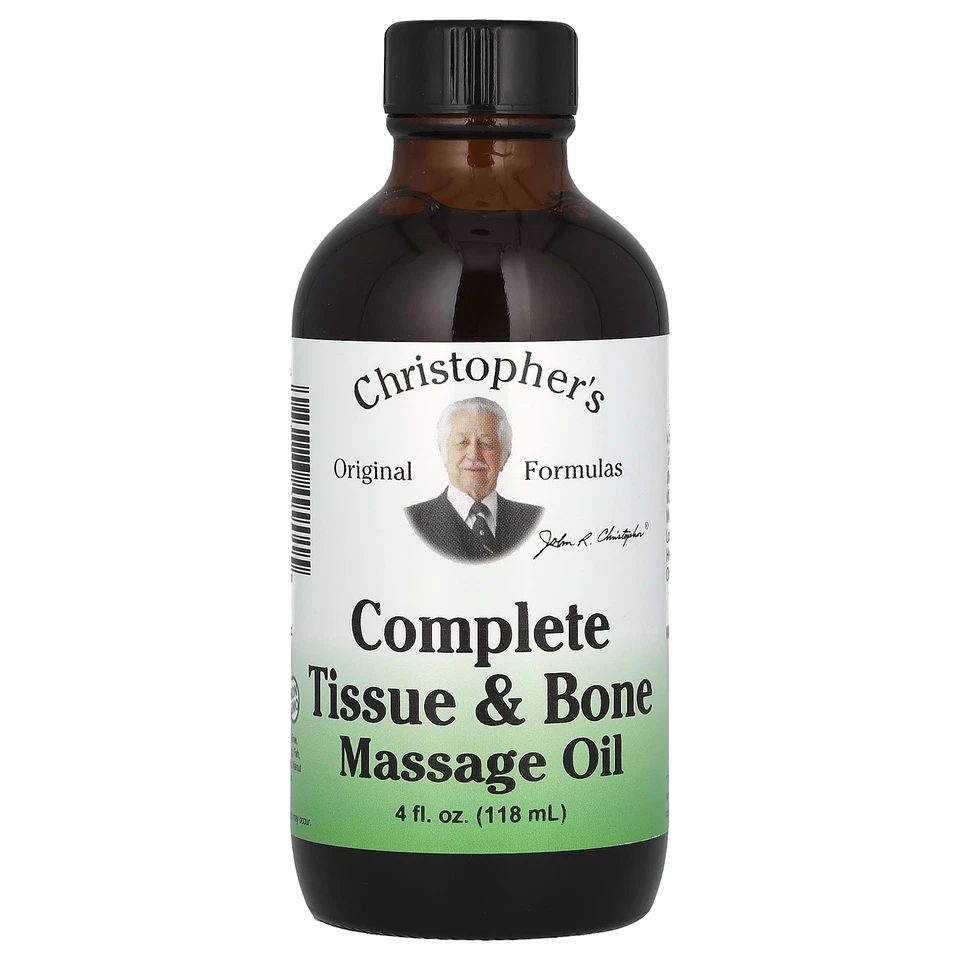 Dr Christophers Complete Tissue and Bone Massage Oil 4 Ounces 084783499015