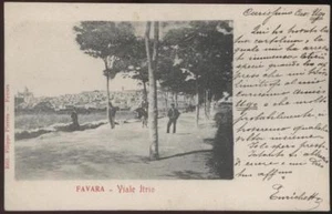 cartolina FAVARA viale itria - Picture 1 of 1