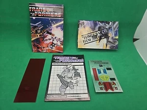 Transformers G1 1984 Bombshell Insecticon Instruction Booklet And Stickers - Picture 1 of 3