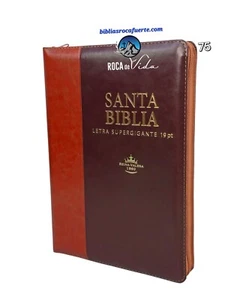 Bibllia letra súper gigante 19 puntos Reina-Valera 1960 marrón/oscuro con índice - Bild 1 von 5
