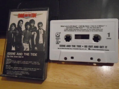 RARE OOP PROMO Eddie & The Tide CASSETTE TAPE Go Out and Get It 1985 EDDIE MONEY - Image 1 of 3
