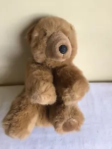 Vintage 1990 Unipak International Brown Bear Plush Stuffed Animal Toy 13" Tall - Picture 1 of 5
