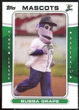 Bubba Grape Card 2013 Topps Pro Debut Mascots #BG 