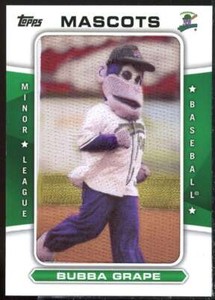 Bubba Grape Card 2013 Topps Pro Debut Mascots #BG 