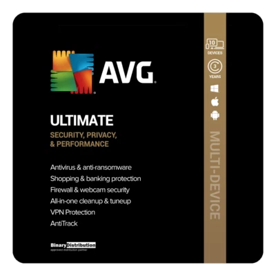 AVG Ultimate 2025 - 10 Devices - 3 Years - [Download] - Immagine 1 di 4