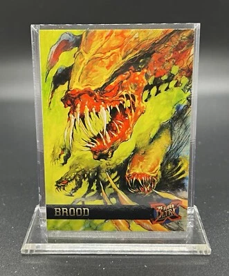 1995 FLEER ULTRA MARVEL X-MEN # 9 BROOD - Image 1 of 2