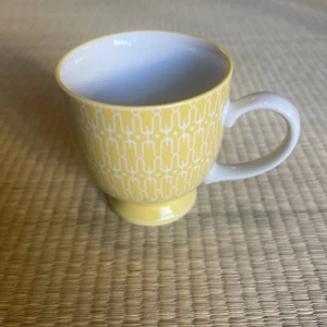 West Elm Coffee Mug Modernist Style, Yellow - Picture 1 of 4