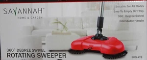 Savannah home and garden 360 degree swivel extendable handle sweeper - Picture 1 of 3