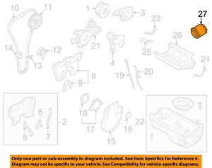 MAZDA OEM 84-14 2 EngineTransaxle Engine Parts-Oil Filter B6Y114302A