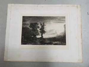 Starkwasserstich d nach dem Originalgemälde von REMBRANDT. LE MOULIN - Bild 1 von 5