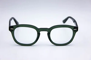 Muse Mitchum Green Round Eyeglasses Frames 35-002157 46-24-145 - Picture 1 of 7