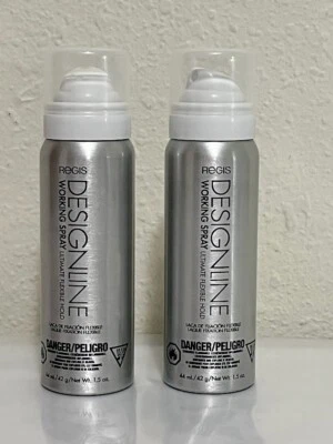 2 x Designline Working Spray 1,5 oz ea Ultimate Hair Spray Regis Travel Size - Imagem 1 de 4
