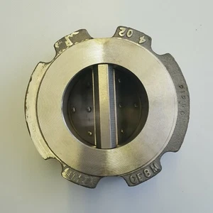 Technocheck Check Valve 5355 3.0" Elastomer Hinged Wafer Serial 47814-1 150 PSI - Picture 1 of 3