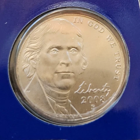 2008 P JEFFERSON NICKEL *MINT CELLO* FREE SHIPPING Cover