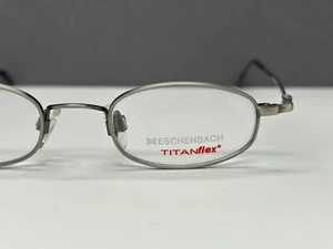 Titanflex Eyeglasses Frames Men Woman Round Oval Gun Small Lens 3733 Gray - Picture 1 of 13