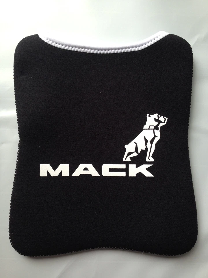 New Genuine Mack Merchandise Mack Bulldog Logo Black White Ipad Neoprene Sleeve - Image 1 of 1