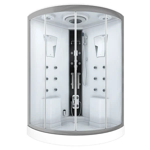 Dusche Duschkabine D26-EH-ALL Duschtempel Sauna 130x130 cm - Bild 1 von 33