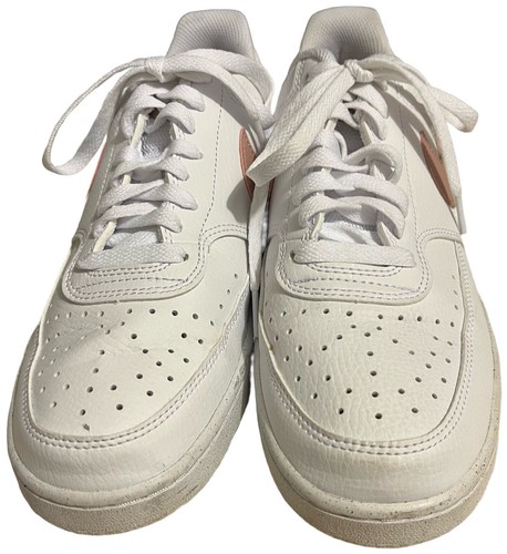 Nike Court Vision Low NN [DH3158 102] donna taglia 10 bianco rosa Oxford (usate)