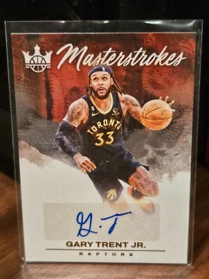 2023-24 Panini Court Kings Gary Trent Jr Masterstrokes Auto /99 Raptors #MS-GTJ - Image 1 of 2
