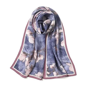 100% Mulberry Silk Women's 55”*14” Long Scarf Headscarf and Neck Scarf - Rect... - Picture 1 of 7