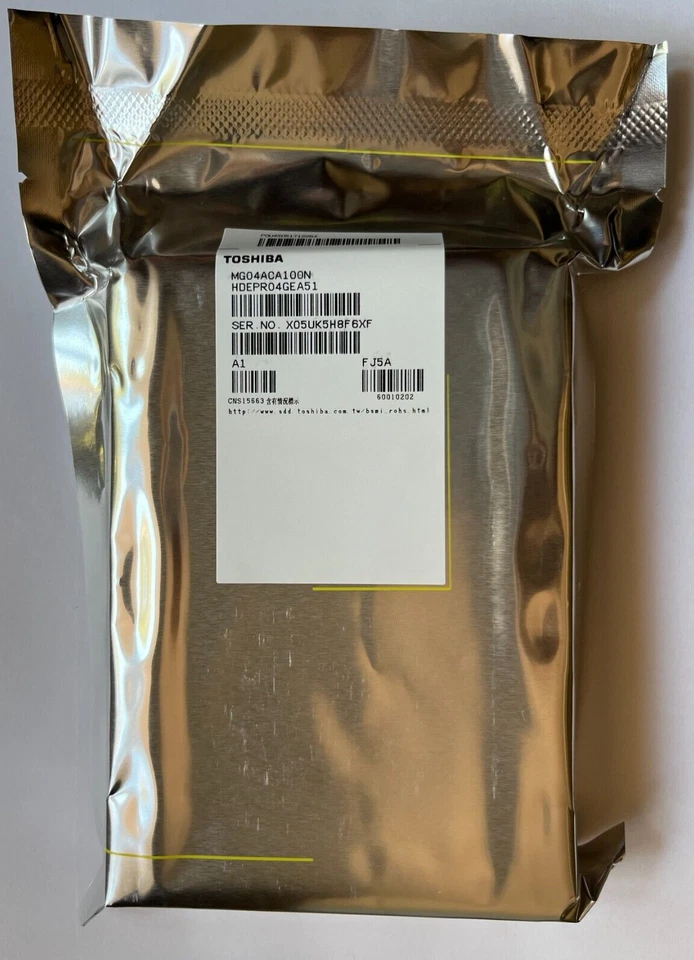 TOSHIBA  MG04ACA100N 1TB 7.2k 3.5" LFF SATA 6G Desktop Server HDD HARD DRIVE - Image 1 of 1