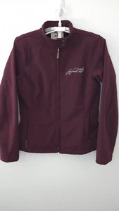 Ariat Womens Medium Purple Faux Fur Lined Softshell Jacket Hunters Edge - Picture 1 of 11