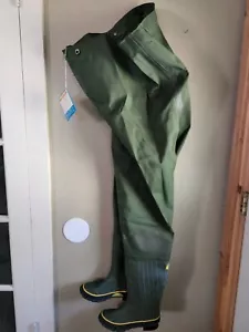 American Camper Fishing Chest Waders size 8 steel shank boot NWT - Picture 1 of 4