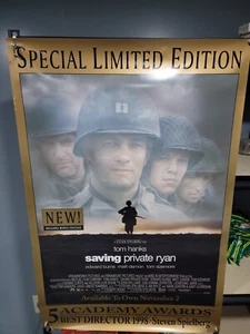 SAVING PRIVATE RYAN SPECIAL LIMITED EDITION Video Poster- HANKS 27x40 - Picture 1 of 1